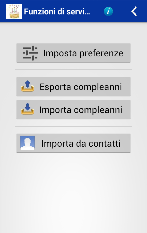 Funzioni di servizio